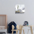 4 pcs Acrylic Mirror Wall Stickers –Self-Adhesive Decorative Mirror Tiles for Bathroom, Bedroom & Living Room