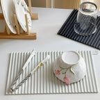 Anti-Slip Kitchen Insulation Mat Hanging Sink Drain and Dining Table Mat