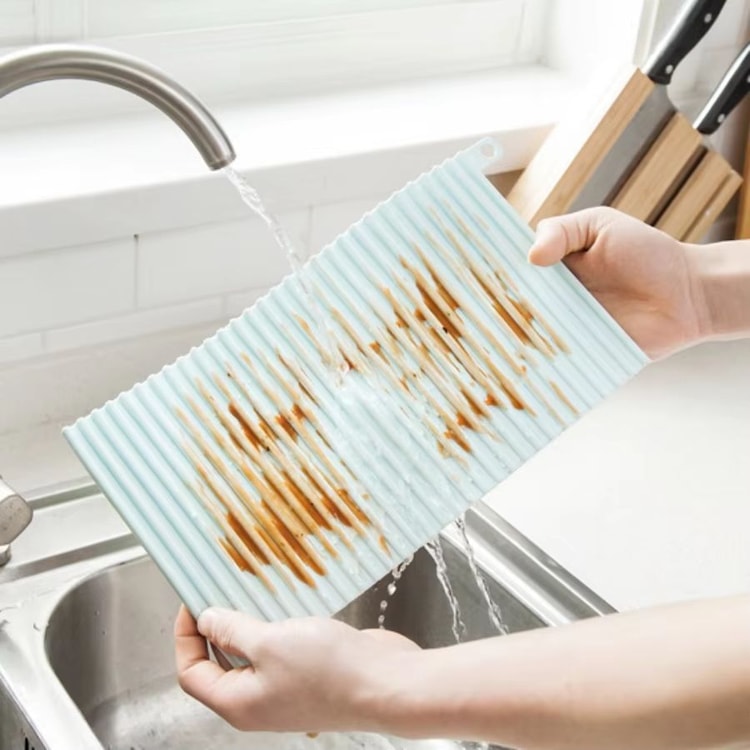 Anti-Slip Kitchen Insulation Mat Hanging Sink Drain and Dining Table Mat