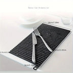Anti-Slip Kitchen Insulation Mat Hanging Sink Drain and Dining Table Mat