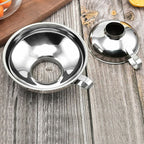 Stainless Steel Wide Mouth Funnel – Multipurpose Kitchen Funnel for Canning, Jam, Oil, and Liquid Transfers