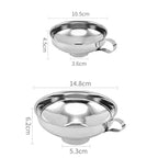 Stainless Steel Wide Mouth Funnel – Multipurpose Kitchen Funnel for Canning, Jam, Oil, and Liquid Transfers
