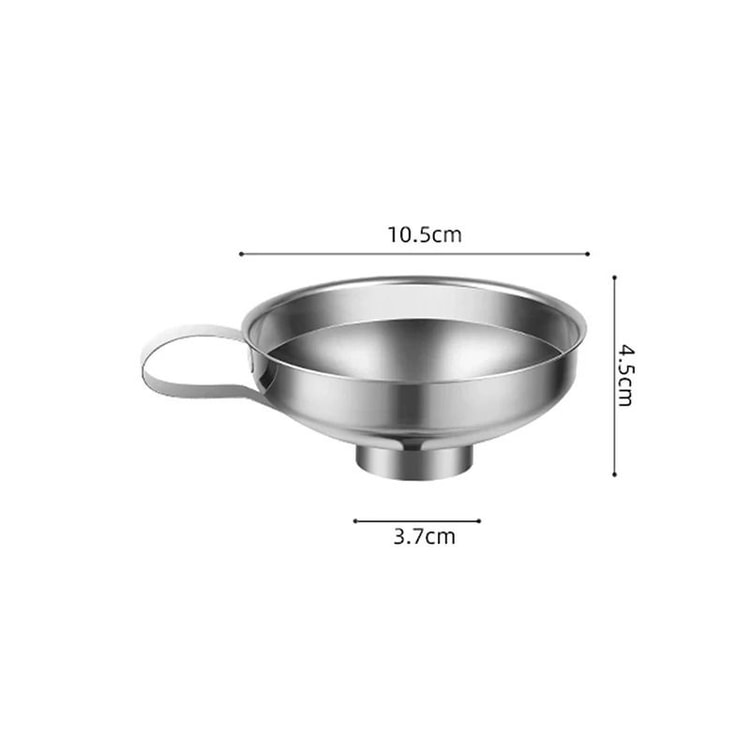 Stainless Steel Wide Mouth Funnel – Multipurpose Kitchen Funnel for Canning, Jam, Oil, and Liquid Transfers