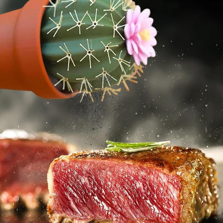 Cactus Shape Design Salt And Pepper Dispenser Bottle S pice Seasoning Containers Salt Pepper Shakers S pice Organizer Spic e Jar