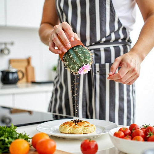 Cactus Shape Design Salt And Pepper Dispenser Bottle S pice Seasoning Containers Salt Pepper Shakers S pice Organizer Spic e Jar