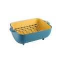 Double Plastic Vegetable Washing Basket