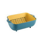 Double Plastic Vegetable Washing Basket