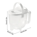 Premium Rice Washing Bowl & Kitchen Colander Strainer with Lid