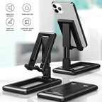 Premium Portable Adjustable Phone & Tablet Stand Universal Mobile Mount for Desk