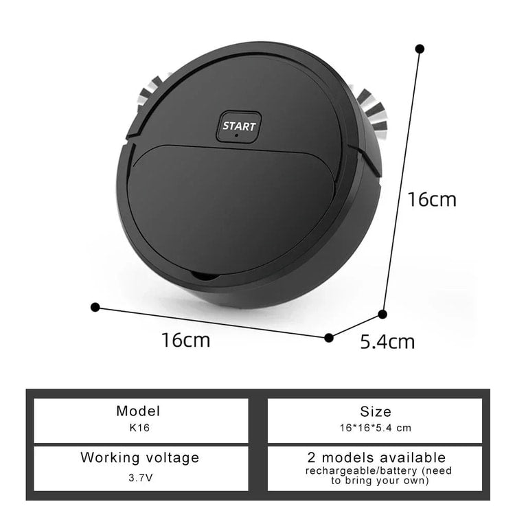 Powerful Robotic Vacuum Cleaner, All-in-One Home Cleaning with Sweeping, Mopping &amp; USB Charging